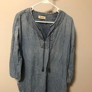 Madewell Denim Boho Dress